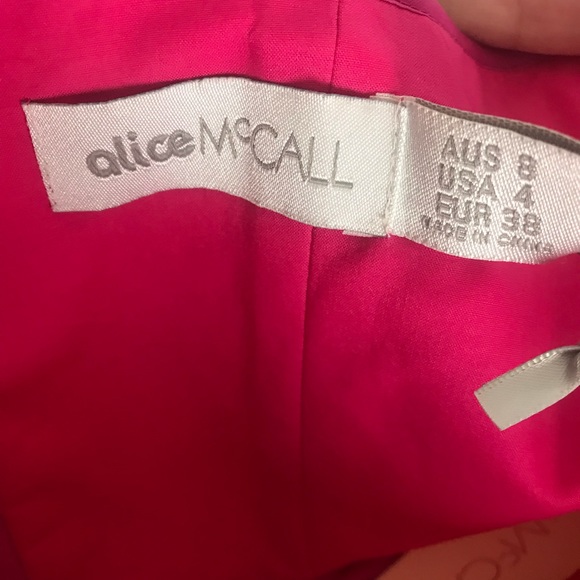 NWT Alice McCall Pink Mini Cocktail Dress - Picture 3 of 8